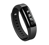 Lifesense Fitness Tracker, Mambo 2 Armbanduhr mit Herzfrequenzmesser, Schrittzähler, Schlaf-Monitor. IP68 Wasserdicht, Whatsapp, Message und Telefon anzeigen. 4.0 Bluetooth