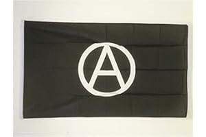 AZ FLAG Bandiera Anarchia 150x90cm - Bandiera ANARCHICA 90 x 150 cm