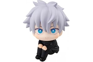 XESAGSNV Handheld Jujutsu Kaisen Q Version Ltadori Yuji, Satoru Gojo Anime Peripheral Twisted Egg Car Doll Decoration (Q Satoru Gojo)