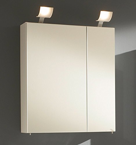 Preisvergleich Produktbild Zoll Badmöbel Spiegelschrank Vermont weiß 600mmx704mm