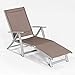 Produktbild Deck Chair CARRARA taupe, Alu + Textilgewebe, Klappbar