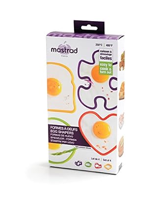 Mastrad F65839 Lot de 4 Formes à Œufs en Silicone