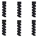 Price comparison product image MAXGOODS 6 Pieces Lightning Charger Cable Saver | MacBook iPhone Micro USB Protector | PC/Notebook Laptop Cell Charging Cable Saver, Computers, and Chargers, Protect Your Investment, Black