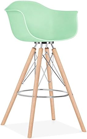 Cult Design Moda Bar Stool with Armrest CD3 - Pastel Green