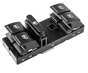 Auto-Ex Power Window Switch-Main(4)- with Window & Door Lock Compatible/Replacement for Polo/Vento/Ameo/Passat Type