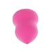 Flawless Smooth Gourd-Shape Makeup Cleaning Sponge Powder Puffer - Shocking Pink