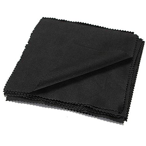 Preisvergleich Produktbild EgBert 10Pcs 15X15Cm Brillen Lesebrille Reinigung Tuch Kamera-Telefonbildschirm Reiniger