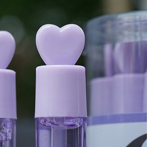 24er Set WEDDING BUBBLES Seifenblasen HOCHZEIT EinsSein® Lovegläschen flieder | Unverzichtbar für perfekte Hochzeitsfotos | Party Goldene Hochzeit Geburtstag Feier Kommunion Gastgeschenke Hochzeit - 4