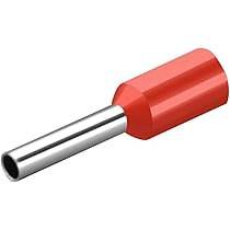 Terminali A Crimpare Per Cavi - AWG22/0.5mm&sup2;, Isolati In Vinile, Bianchi, Confezione Da 1000 Pezzi