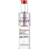 L'Oréal Paris Elvive Bond Repair Leave-In Serum for Damaged Hair, Restructuring & Strengthening Hair Treatment, Suitable for 