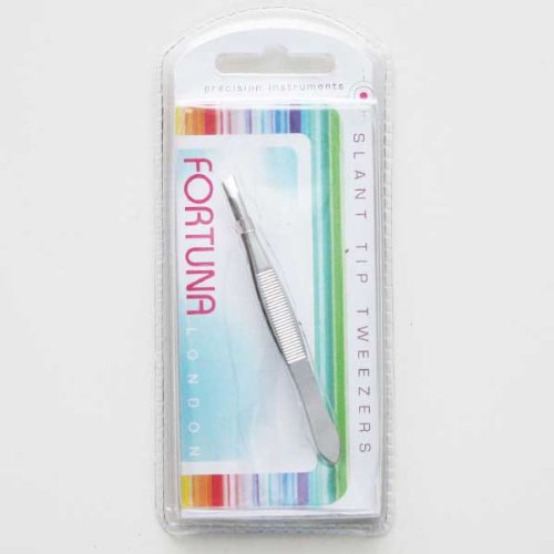 Fortuna Premium Tweezers, Slant Tip - Image 2
