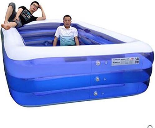 Swim Centre Family Lounge PoolRectangular Inflatable Family Pool Can be used as a bed 210 * 145 * 63CM