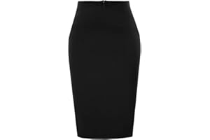 GRACE KARIN Gonna Tubino Donna Vita Alta Gonna Midi Donna Gonna Donna Elegante al Ginocchio