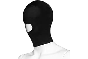YILEMEIYILE Dive into Ërótic Fantasy with BŐNÐAGE Full Mask Perfect for Black Rólę Play, Parties, and Club Wear de juego de rol on boca abierta mascaras disfraz ZGY609