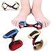 Produktbild BigBig Style 1 Stücke Weiche Hallux Valgus Corrector Gürtel Elastische Ziehriemen Toe Separator Große Zehe Bunion Recovery Training Klammer Schiene (Color : Blue)