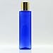 6 Pcs Square Cobalt Blue Plastic Empty Bottles With Golden Screw Cap Wholesale Refillable Aromatherapy Bottle For Essential Oil 100 ml