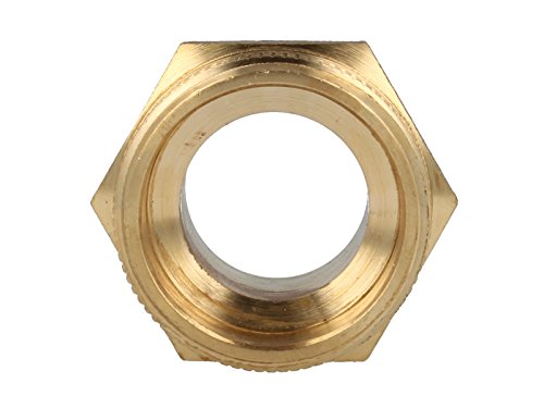 Messing Doppelnippel Reduziert 1″ x 3/4″ - 4