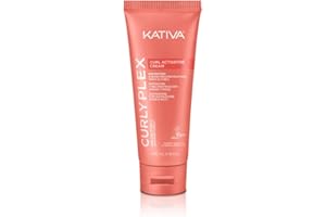 Kativa Curly Plex Curl Activator Cream 240 ml | Ondas y Rizos | Definición y Reconstrucción | Con Nano-Bond Complex, Shea Butther y Semillas de Lino.