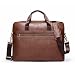 Produktbild HGDR 15,6-Zoll-Laptop-Tasche Herrenhandtasche aus echtem Leder Aktentasche Schultertasche Bussiness Crossbody-Tasche,Brown-45 * 10 * 33cm
