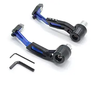 CorebikerZ Universal Brake Clutch Protect Lever Guard CNC Handlebar Protector (22 mm, Blue)