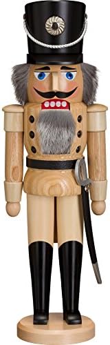Nutcracker Husar Large Figure – Natural 50 cm Seiffen folk art Erzgebirge