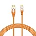 Produktbild Handy-Videokonverter High Speed Mini HDMI zu HDMI Kabel - Unterstützt 4K Ultra HD, 3D, 1080p (Farbe : Orange)
