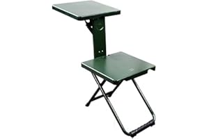 HFFAIWM Sedia da spiaggia pieghevole 2 in 1, con stabile struttura in ferro, bracciolo, trave di supporto, sedie da campeggio, per adulti, portatile, pieghevole, campeggio, esterno, portatile, spiaggia,