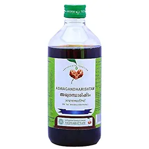 Vaidyaratnam Ashwagandharishtam/Aswagandharishtam 450 ml (Pack Of 2)| Ayurvedic Products | Ayurveda Products | Vaidyaratnam Products