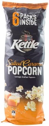 Kettle Popcorn Caramel 6 Pack 66g