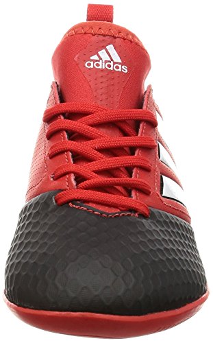 adidas Ace 17.3 In, Botas de Fútbol Infantil, Rojo (Red/Ftwr White/Core Black), 38 EU - adidas