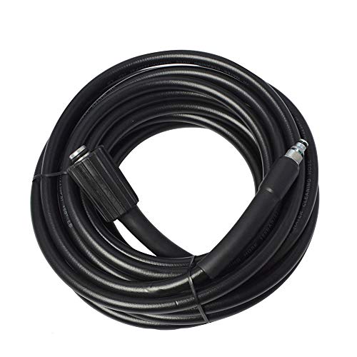 Tuyau de nettoyage à l'eau haute pression 10 mètres * 160 bars pour laveuse à haute pression (B.compatible avec certains AR Blue Clean & Black & Decker & Micheline & Makita & Mac Allister)