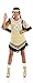 Price comparison product image Ladies Indian Scout Costume For Cowboys Wild West Fancy Dress Adults Womens 2 XL 24-26