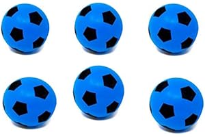 E-Deals 20cm Soft Foam Football - Bundle Pack of 6 - Indoors Outdoors Great Fun Children Kids Adults