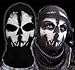 Produktbild Call of Duty Geister Schädel Maske Balaclava Hood Ghosts Skull Mask MODERN WARFARE COD Sturmmaske Totenschädel mit 2 Öffnungen für die Augen Schwarz