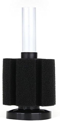 Aquarium Biochemical Sponge Filter,Sponge diameter 7.5cm Height 6.3cm Black XY-180