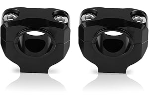 Gorgeri 28mm 1/8inch Lenkerklemmen, 1 Paar CNC Aluminium Motorrad Dirt Bike ATV Lenkerklemmen Lifter Bar Riser