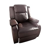 Abmessungen B x H x T: 90 x 75 - 105 x 90 - 160 cm // Sitzfläche B x H x T: 55 x 50 x 55 cm // Liegefläche max.: 160 cm Materialzusammensetzung des Bezugsstoffes:100% Polyurethan (Kunstleder)