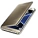Produktbild Clear View Window Flip Premium Case Cover for Samsung Galaxy S6 Edge (Gold)