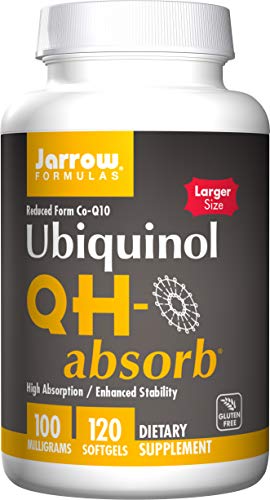 Jarrow Formulas Ubiquinol Qh-Absorb, 100Mg - 120 Softgels 120 unidades 210 g