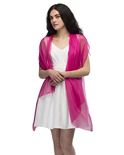 Basic SensePlain Sheer Large Shawl for Wedding Party Beach Wrap Scarf