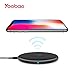 Produktbild Yoobao D1 Wireless Ladegerät 5W Qi Ladegerät für iPhone 8/8 Plus/iPhone X,LG G6/G3, Samsung S8/ S7/ S6/ Edge,Google Nexus 4/5/6/7,HTC 8X, Nokia Lumia 820 und Mehr Qi-Endgeräte Geräte-Schwarz