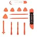 Produktbild elecguru jm-op15 13 in 1 DIY Handy Opener-Kit Demontage Wartung Set Precision Repair Tools für iPhone Samsung PC Smartphone Tablet Kamera