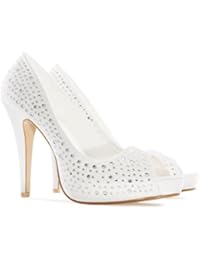 Andres Machado. ESAM239. Salon de Fiesta y Tacon Fino. Para Mujeres. Todas las Tallas de la 32 a la 46