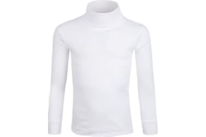 Mountain Warehouse Meribel Camiseta térmica Cuello Alto para niño - Camiseta Interior térmica 100% algodón, Cuello Cisne y Manga Larga - Ideal para Practicar Trekking