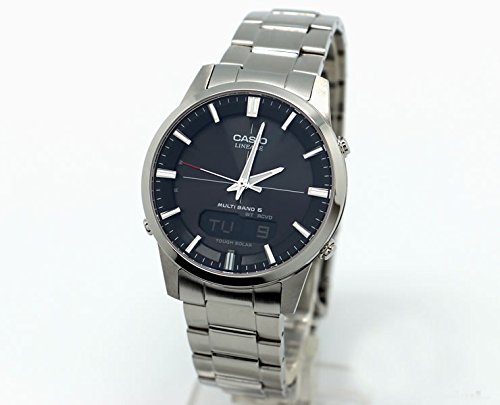 Casio Wave Ceptor – Men's Analogue/Digital Watch with Solid Stainless Steel Bracelet – LCW-M170D-1AER