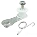 Produktbild mark8shop Motorrad Spring Roller Rad Kettenspanner Adjuster Regulator ATV Dirt Bike