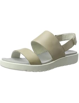 Ecco Damen Freja Sandal Offene Keilabsatz