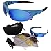 Produktbild Edge Radbrille Blau RADSPORTBRILLE Polarisierte und Klare Wechselgläser: Rennradbrille Für Herren und Damen