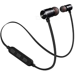 AJO Samsung Galaxy A8 Plus 2018 Compatible Wireless Bluetooth Headphone|Magnet Earphone for Sport, Running,Gyming with 4.1 Technology with Mic (Red)