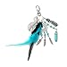 Price comparison product image Kanggest Personality Dream Catcher Keyring Fashion Leaf Tassel Handbag Pendant Bohemian Style Key Chain Feather Keyring Cute Car Keyring Phone Ornaments for Women Lady Girls Decoration